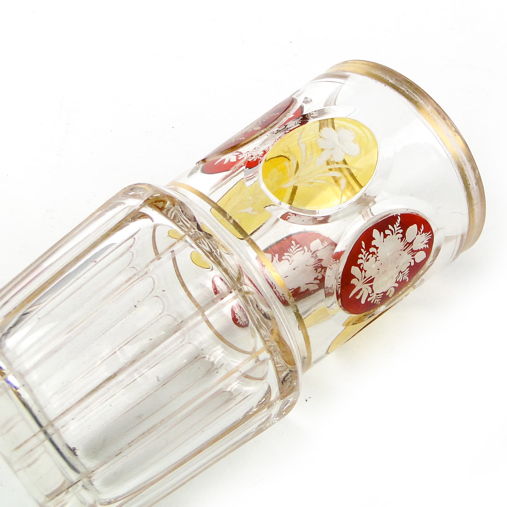 Beaker, Biedermeier, crystal, Bohemia, Czech Republic, 19th c. - 110113