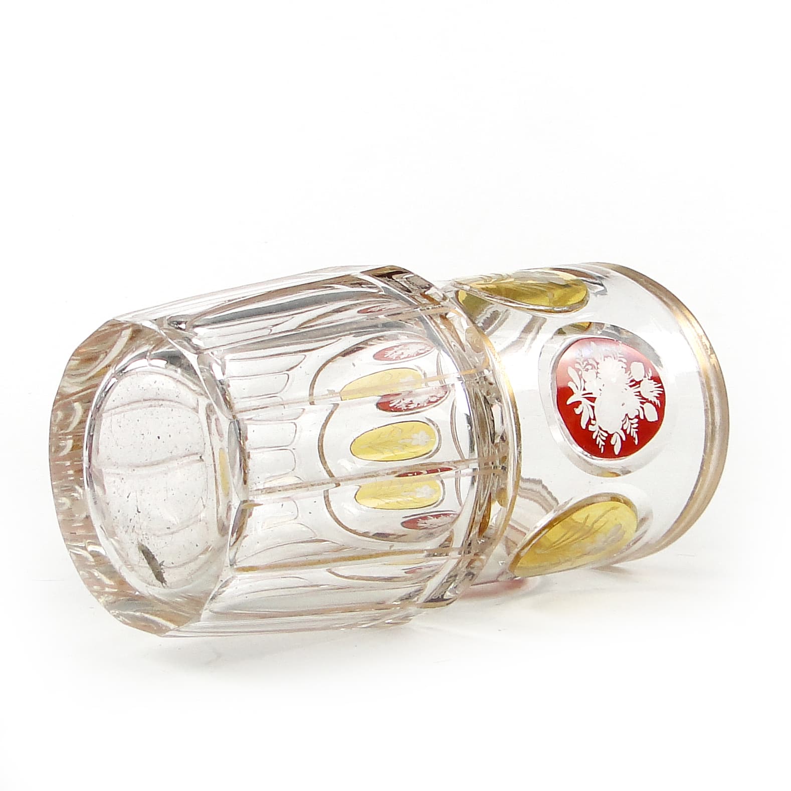 Beaker, Biedermeier, crystal, Bohemia, Czech Republic, 19th c. - 110110