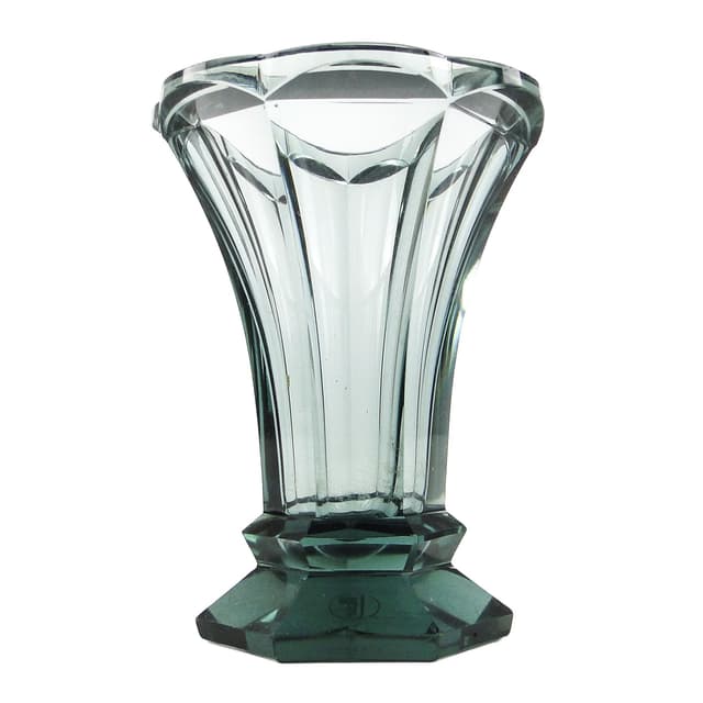 Wazon, Art Deco, kryształ, Moser, Czechosłowacja, lata 30. - WYMIARY