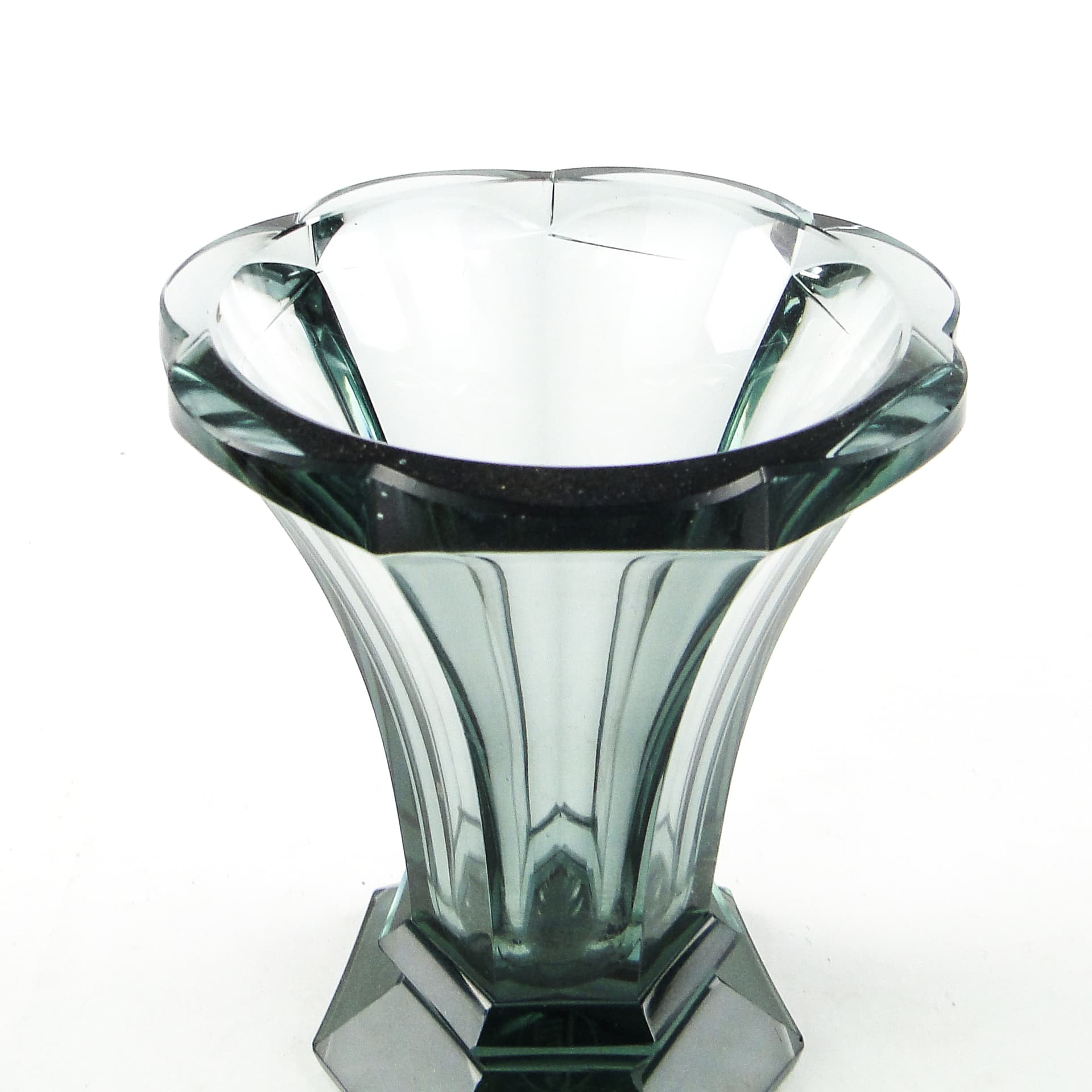 Wazon, Art Deco, kryształ, Moser, Czechosłowacja, lata 30. - 110195