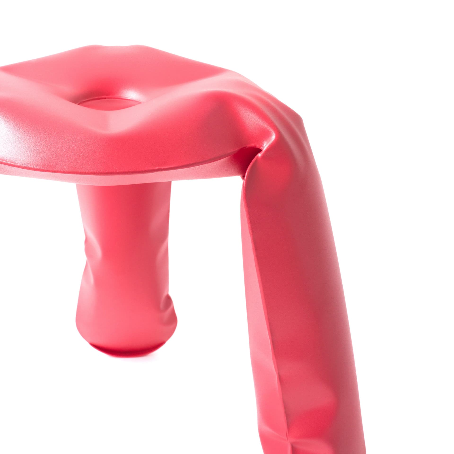 Stołek PLOPP czerwony, 38 cm, Zieta Studio - 118886