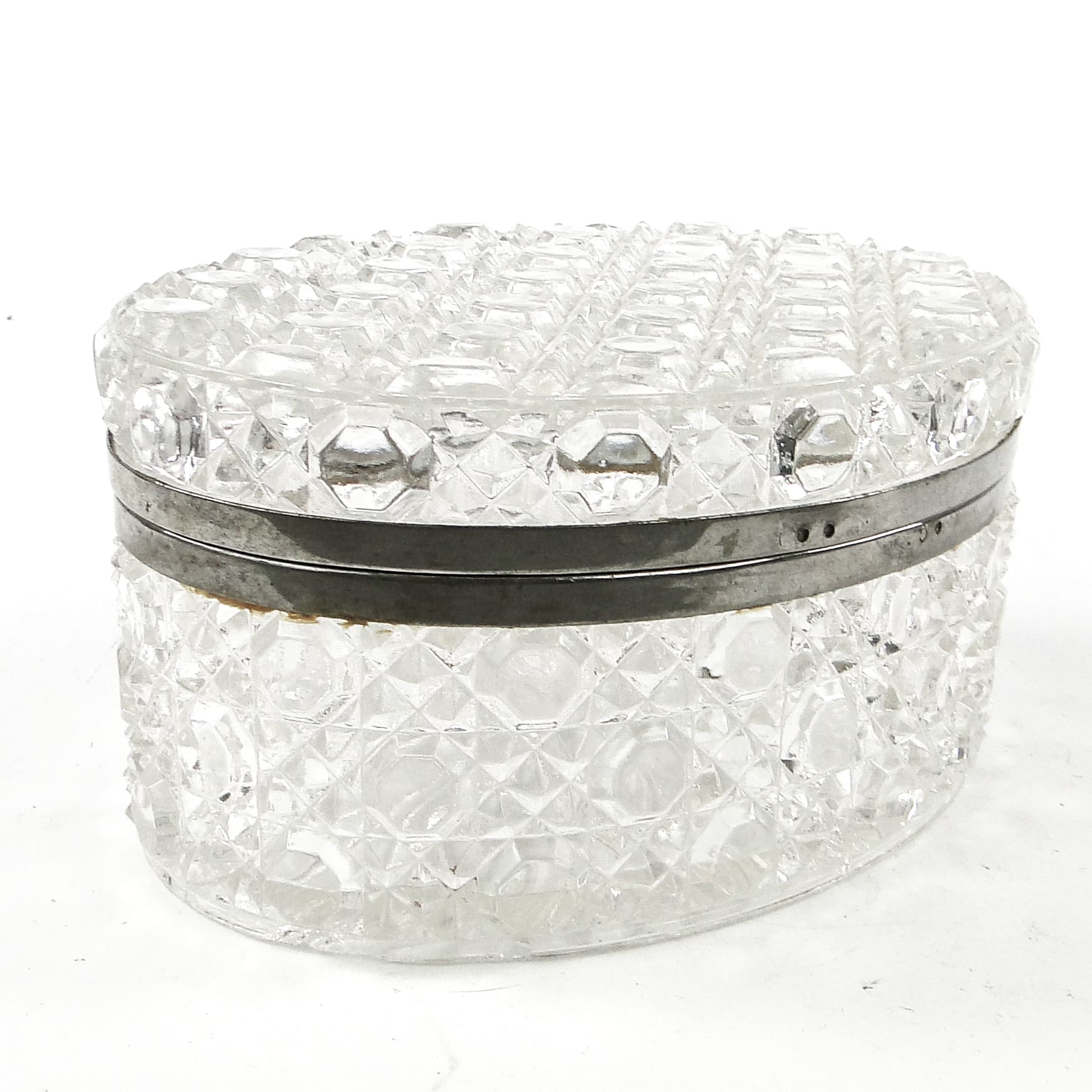 Bomboniera Art Deco, szkło, HSG Ząbkowice, Polska, lata 30. - 110400