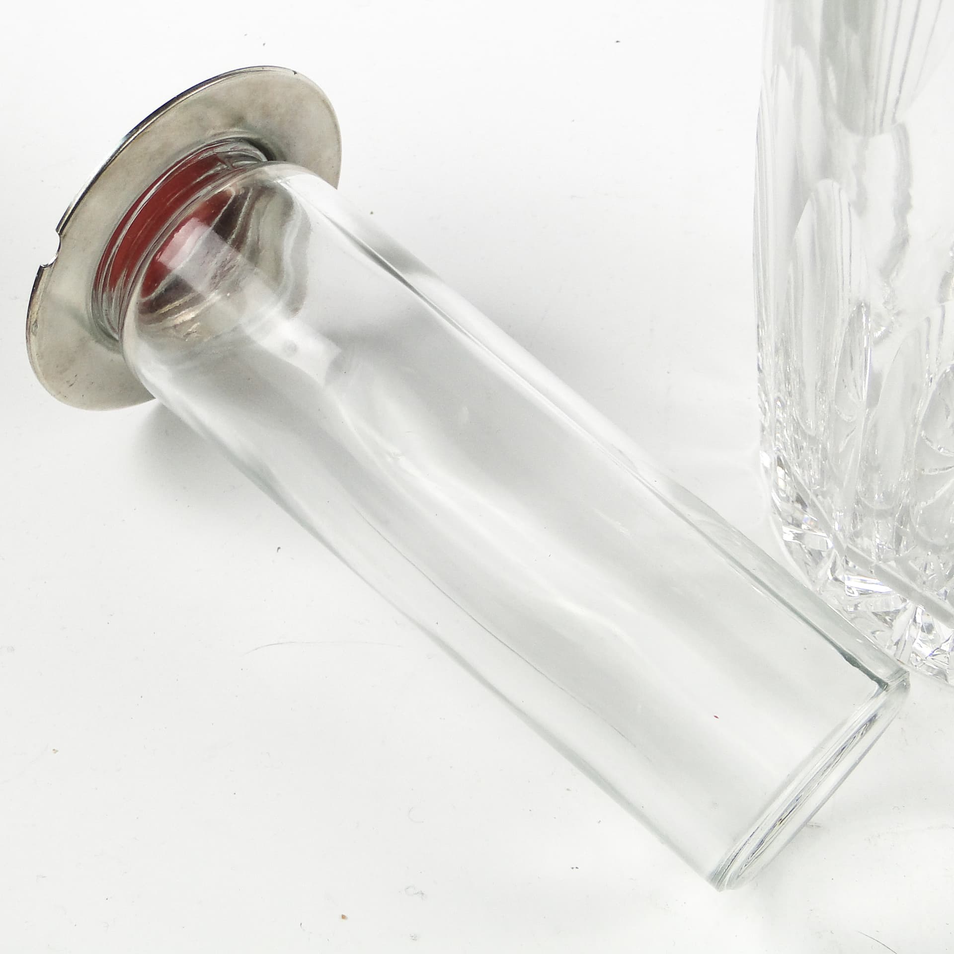 Dzban na wino Art Deco, szkło transparentne, Niemcy, lata 20. - 110429