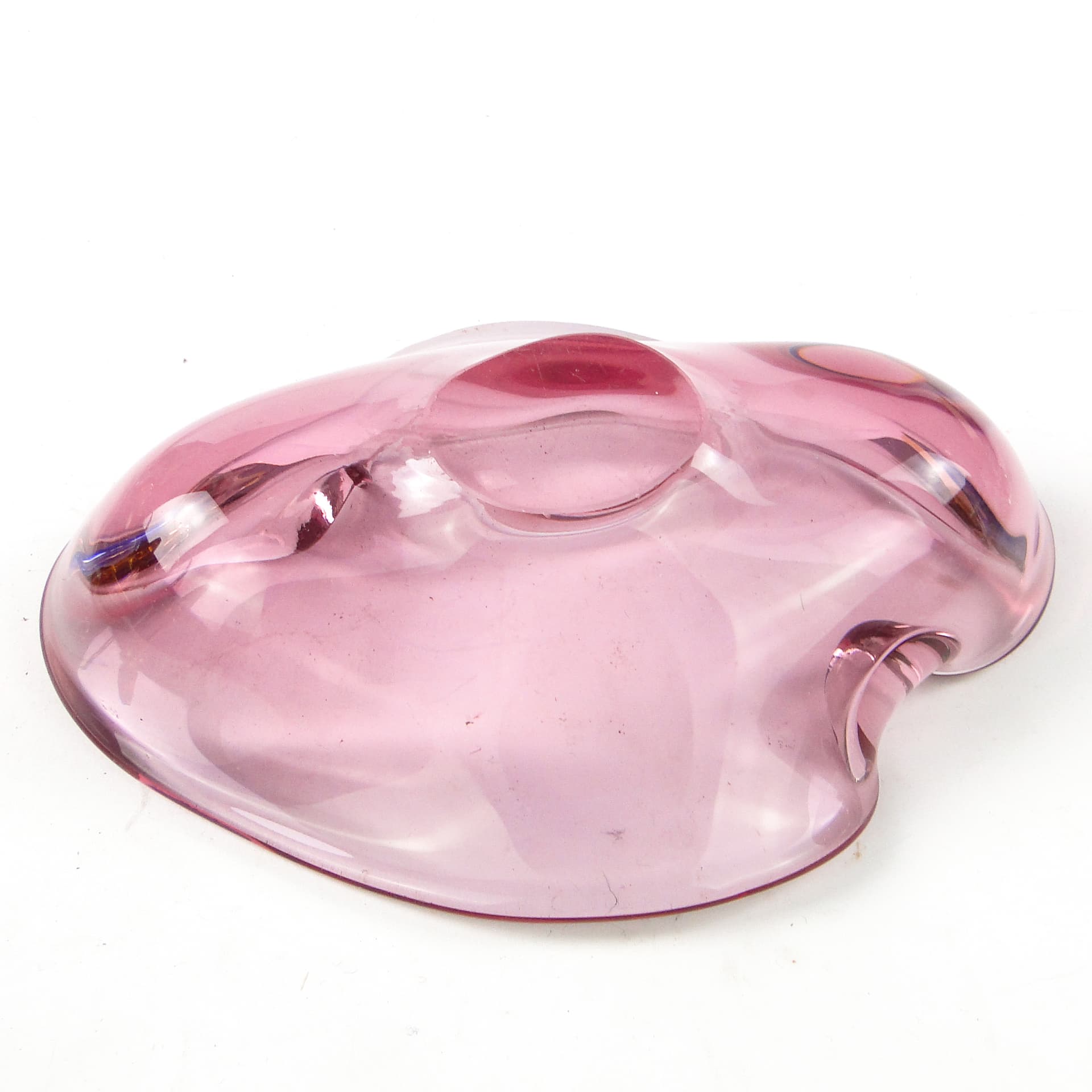 Mid-century modern bowl, glass, Val Saint Lambert, Belgium, 1950s. - 110486