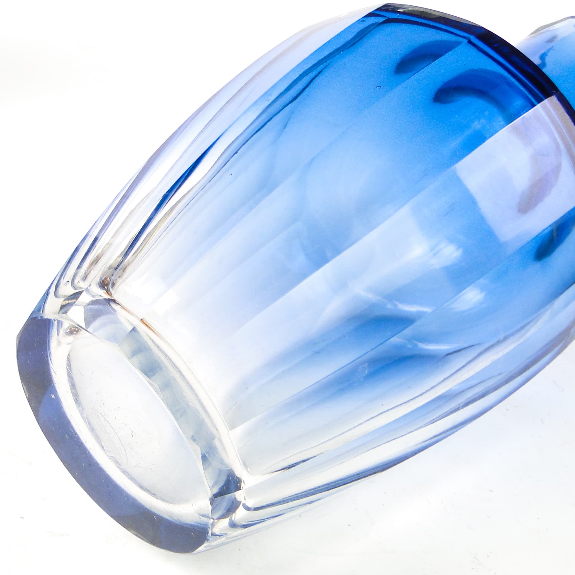 Karafka na wodę Art Nouveau, kryształ, Moser Bohemia, Czechy, lata 30. - 110498