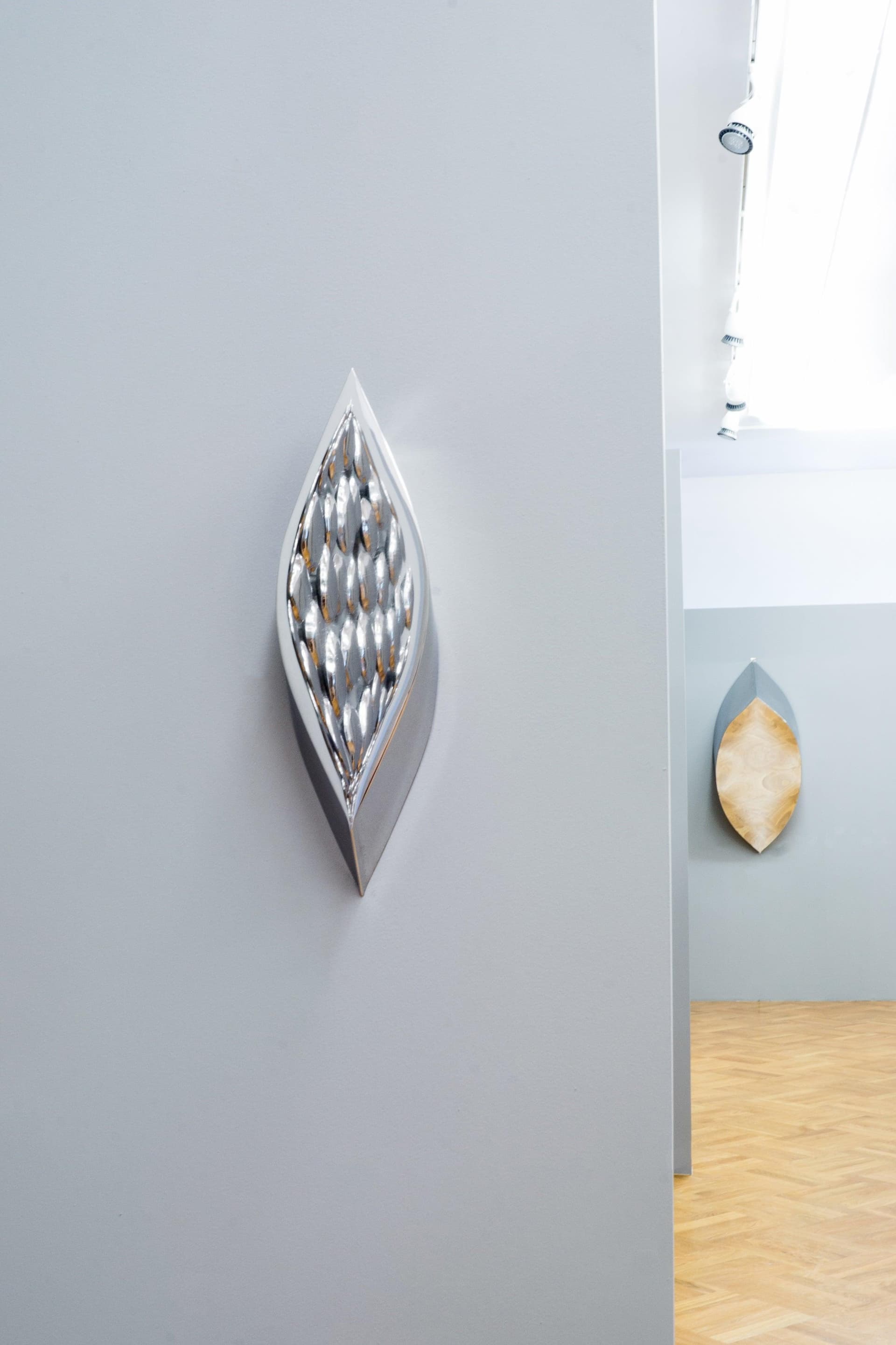 Lustro ścienne LEZKA srebrne 121 cm, Zieta Studio - 118796