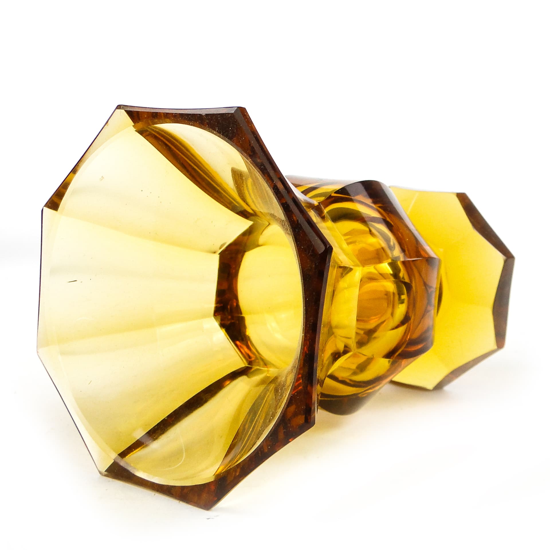 Wazon Art Deco, kryształ, Moser, Czechosłowacja, lata 30. - 110557