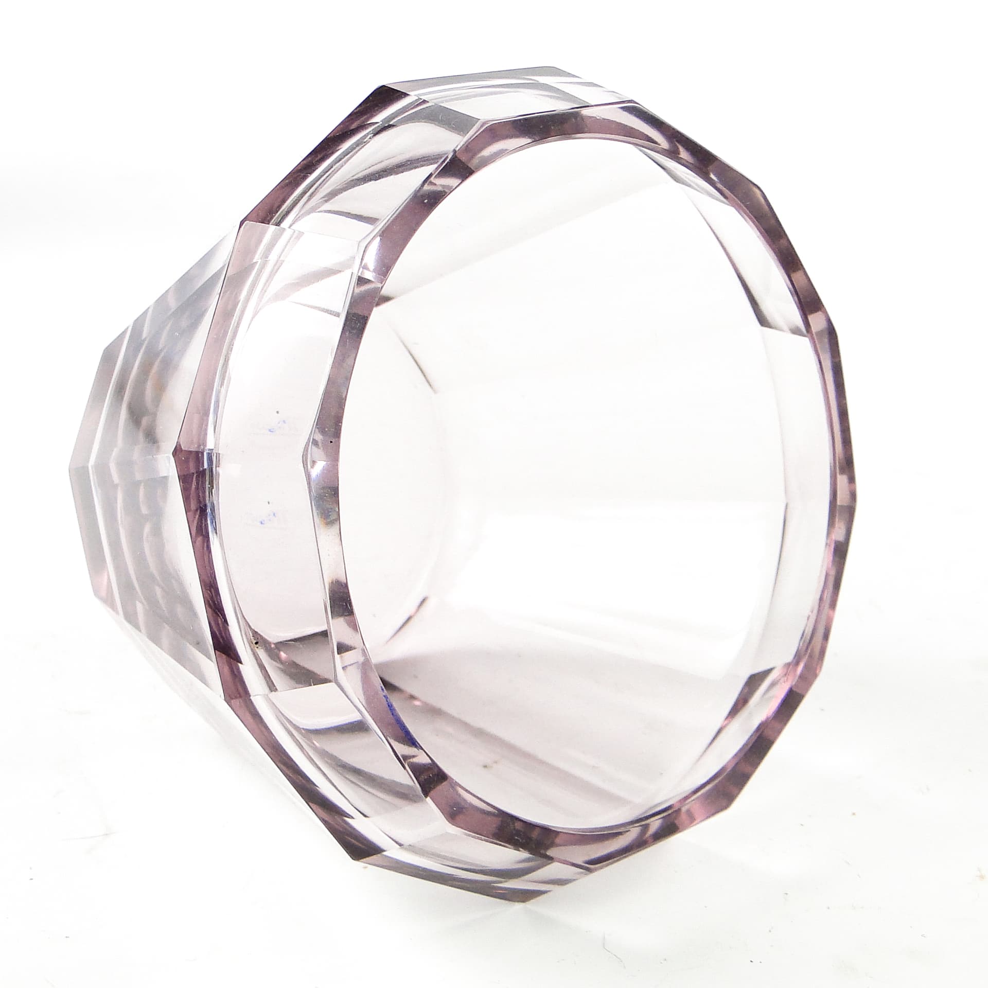 Wazon Art Deco, kryształ, Moser, Czechosłowacja, lata 30. - 110616