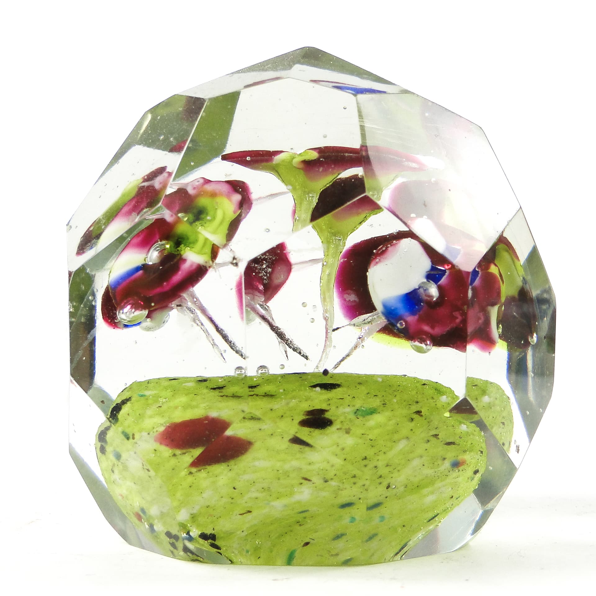 Paperweight, lead crystal, Bohemia, Czech Republic, 19th c. - 110654