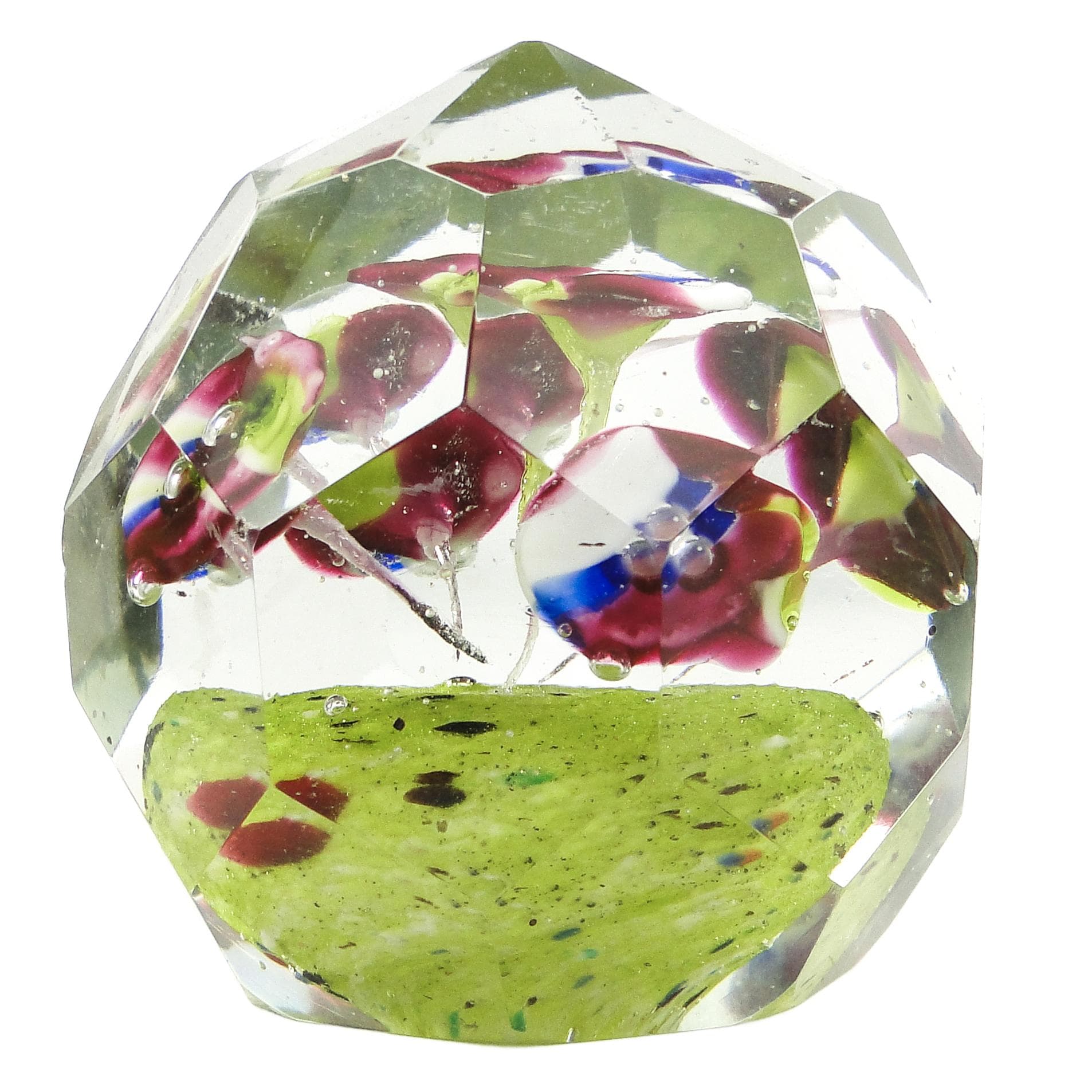 Paperweight, lead crystal, Bohemia, Czech Republic, 19th c.