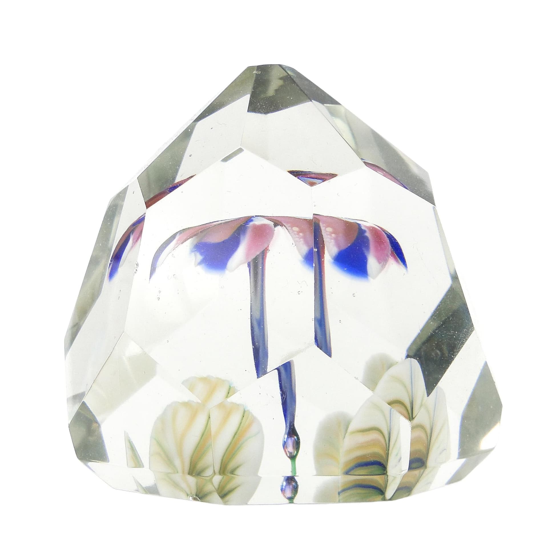 Bohemian paperweight, crystal, Bohemia, Czech Republic, 19th c.