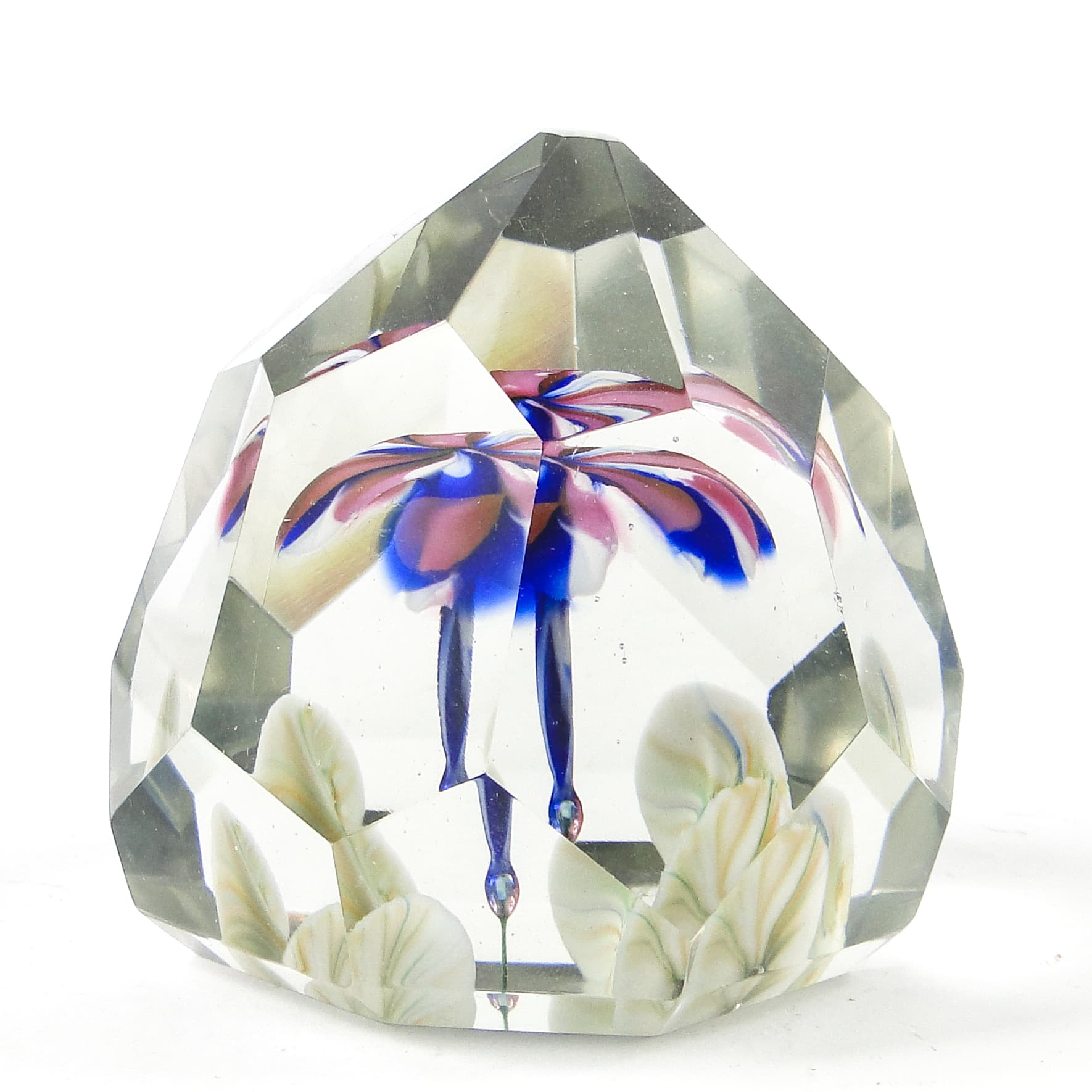Bohemian paperweight, crystal, Bohemia, Czech Republic, 19th c. - 110676