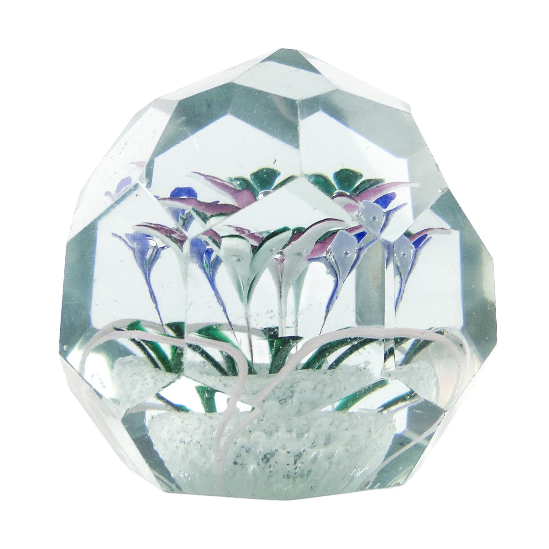 Paperweight, Victorian, lead crystal, Bohemia, Czech Republic, 19th c.