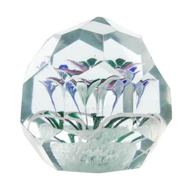 Paperweight, Victorian, lead crystal, Bohemia, Czech Republic, 19th c. - DIMENSION