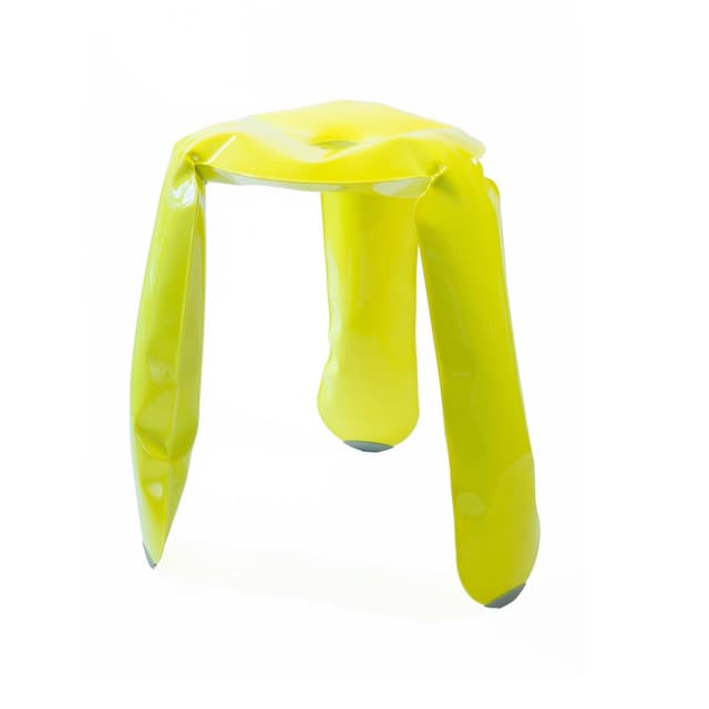Stołek PLOPP aluminium, żółty, 50 cm Zieta Studio - WYMIARY