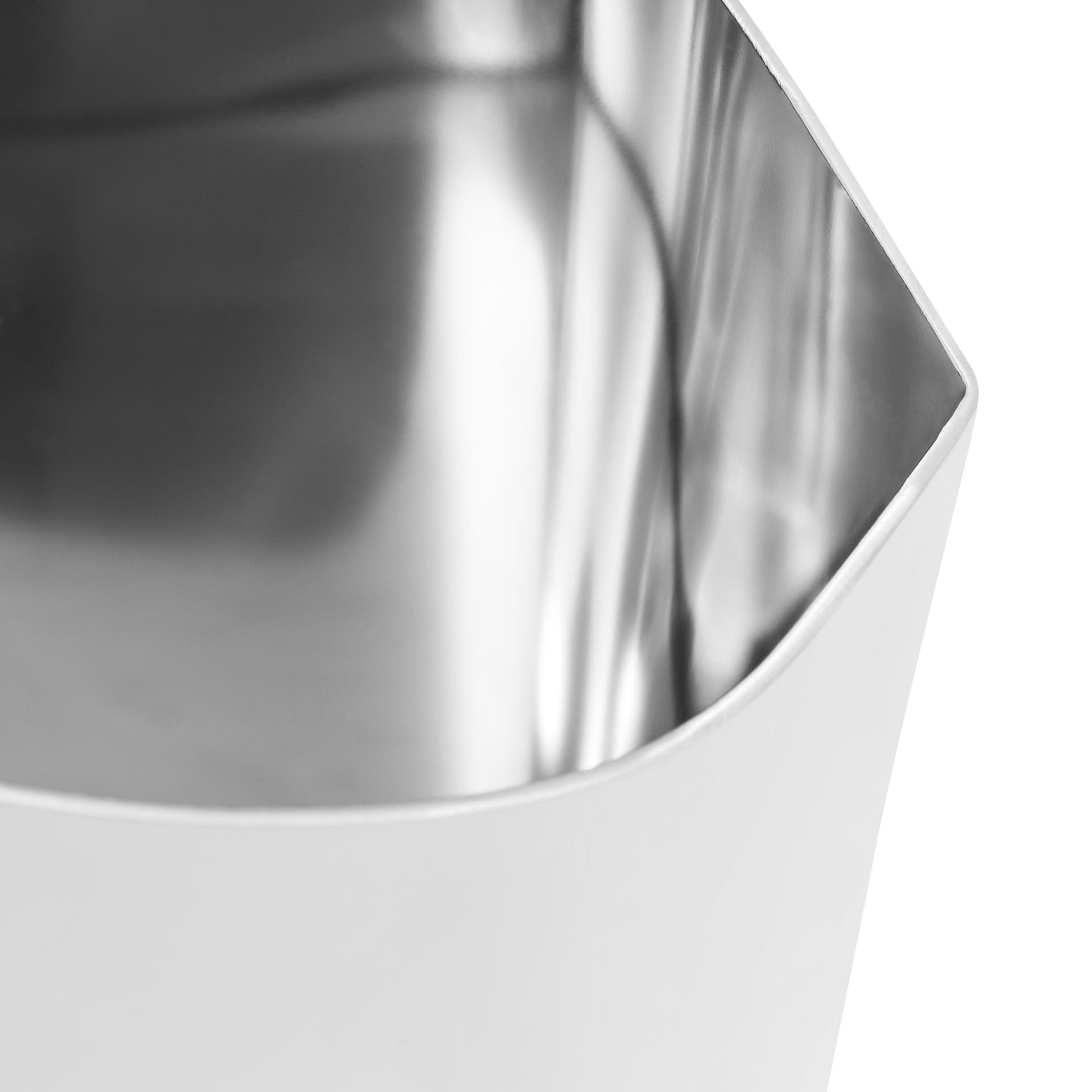 Wazon PAROVA srebrny, L85, Zieta Studio - 118003