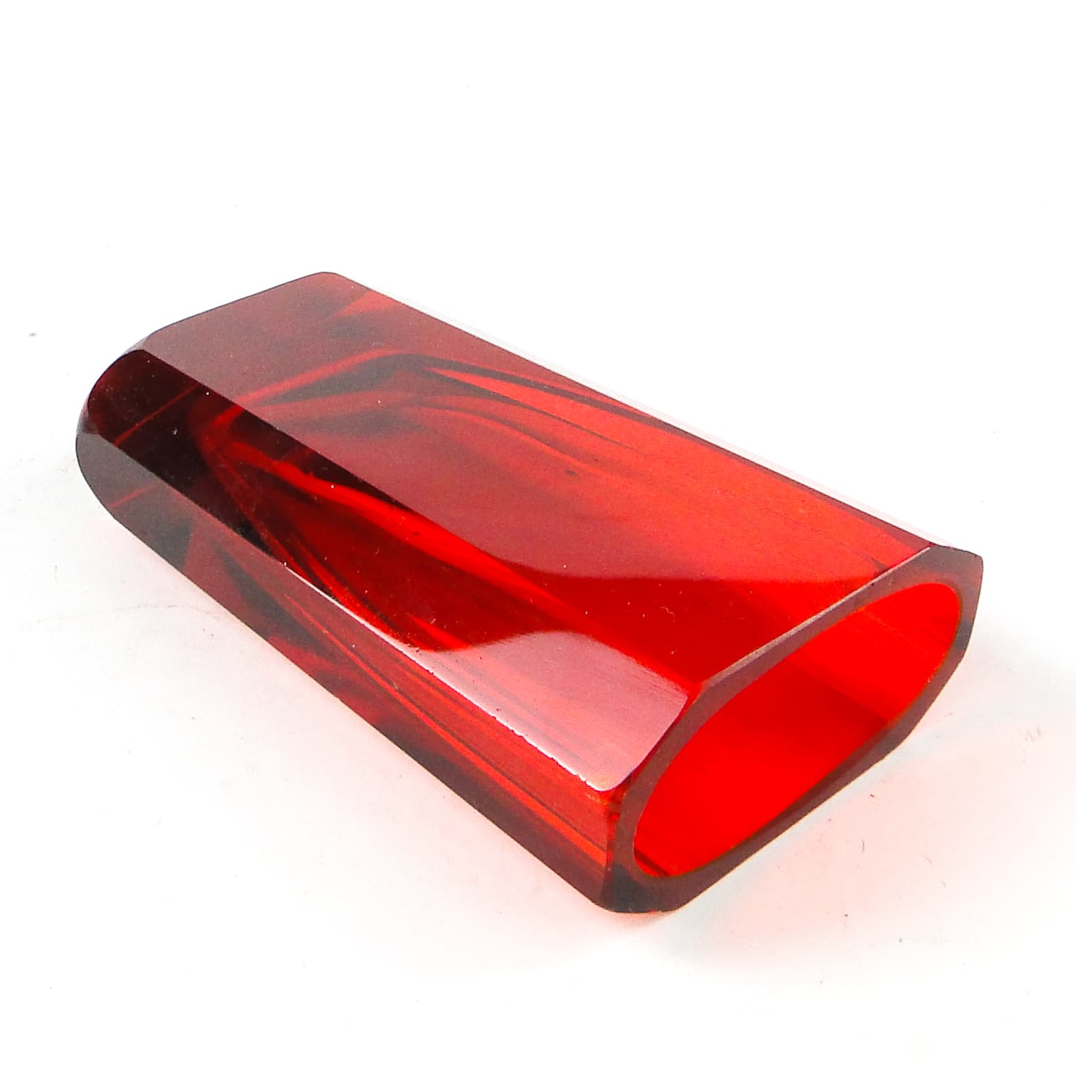 Miarka do wód Biedermeier, kryształ, Bohemia, Czechy, XIX w. - 111256