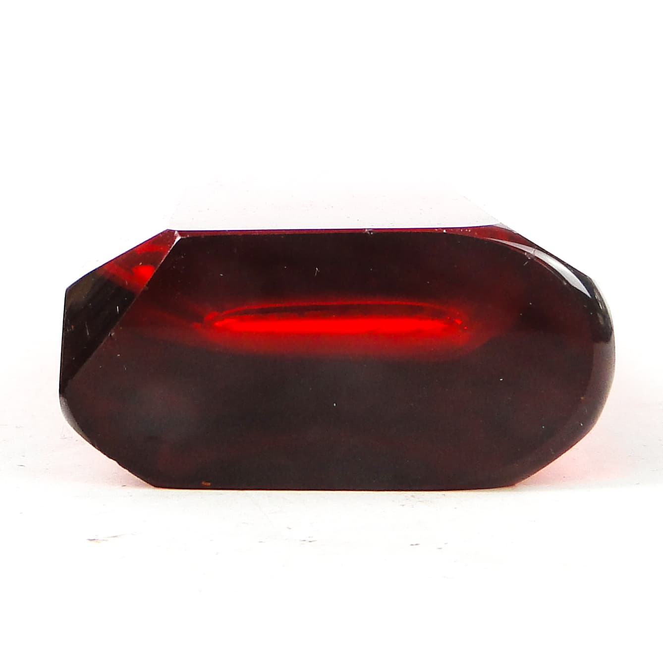 Miarka do wód Biedermeier, kryształ, Bohemia, Czechy, XIX w. - 111252