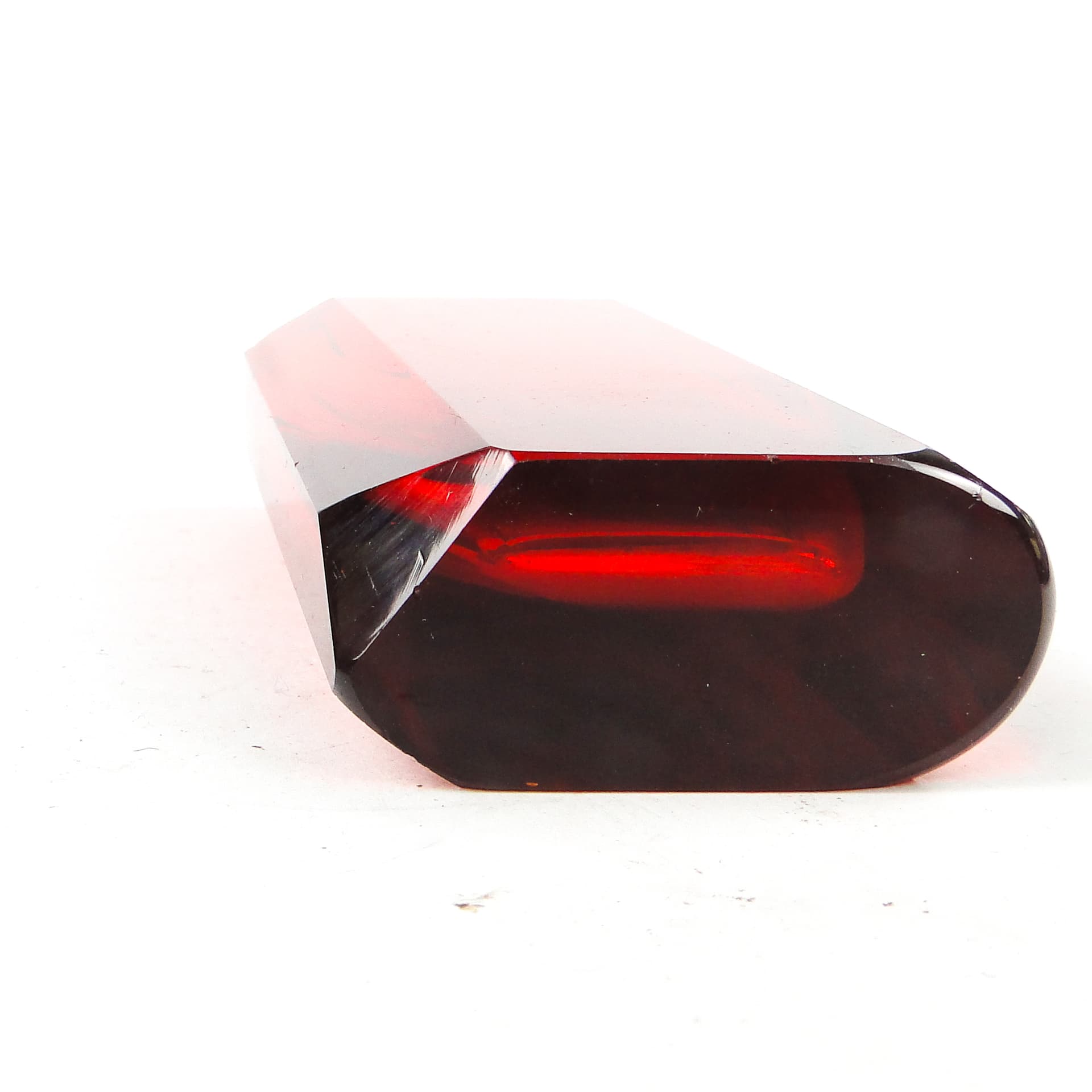 Miarka do wód Biedermeier, kryształ, Bohemia, Czechy, XIX w. - 111253