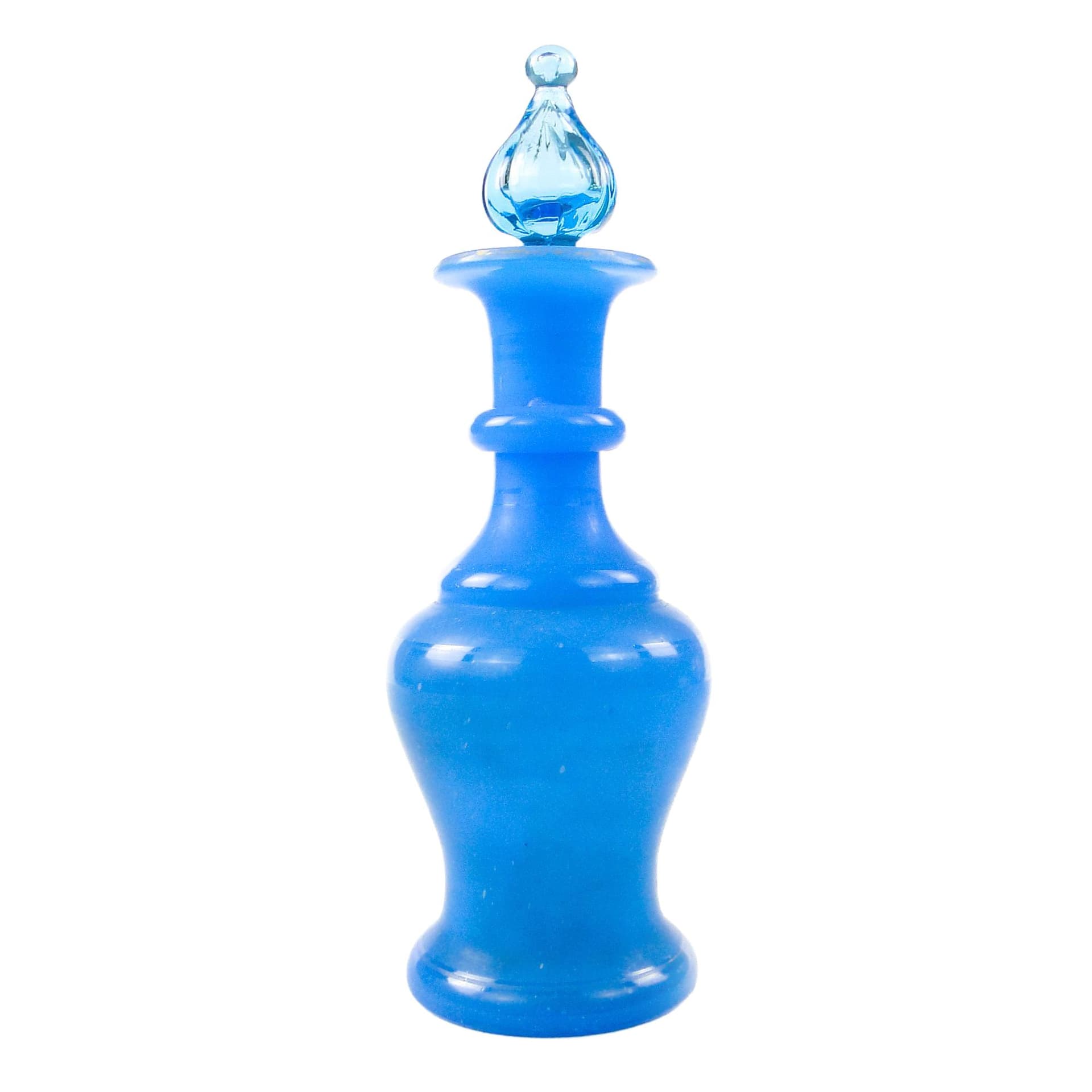 Karafka Biedermeier, szkło, Niemcy, XIX w.