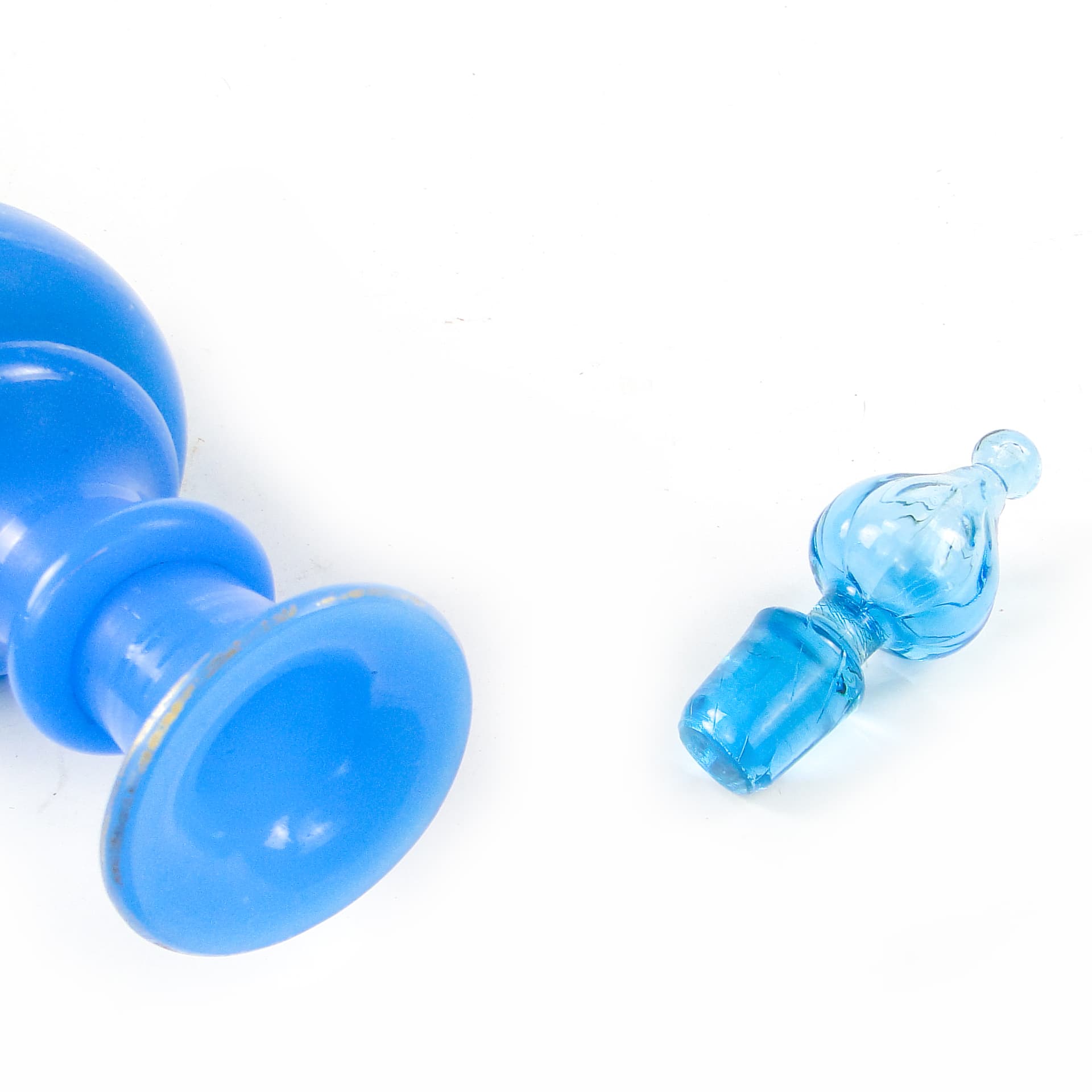 Karafka Biedermeier, szkło, Niemcy, XIX w. - 111265