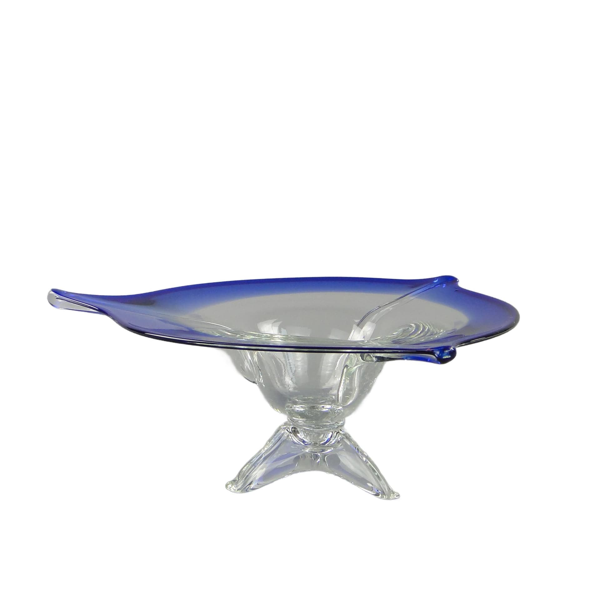 Patera, szkło transparent, proj. J. Hospodka, Czechy, lata 60.