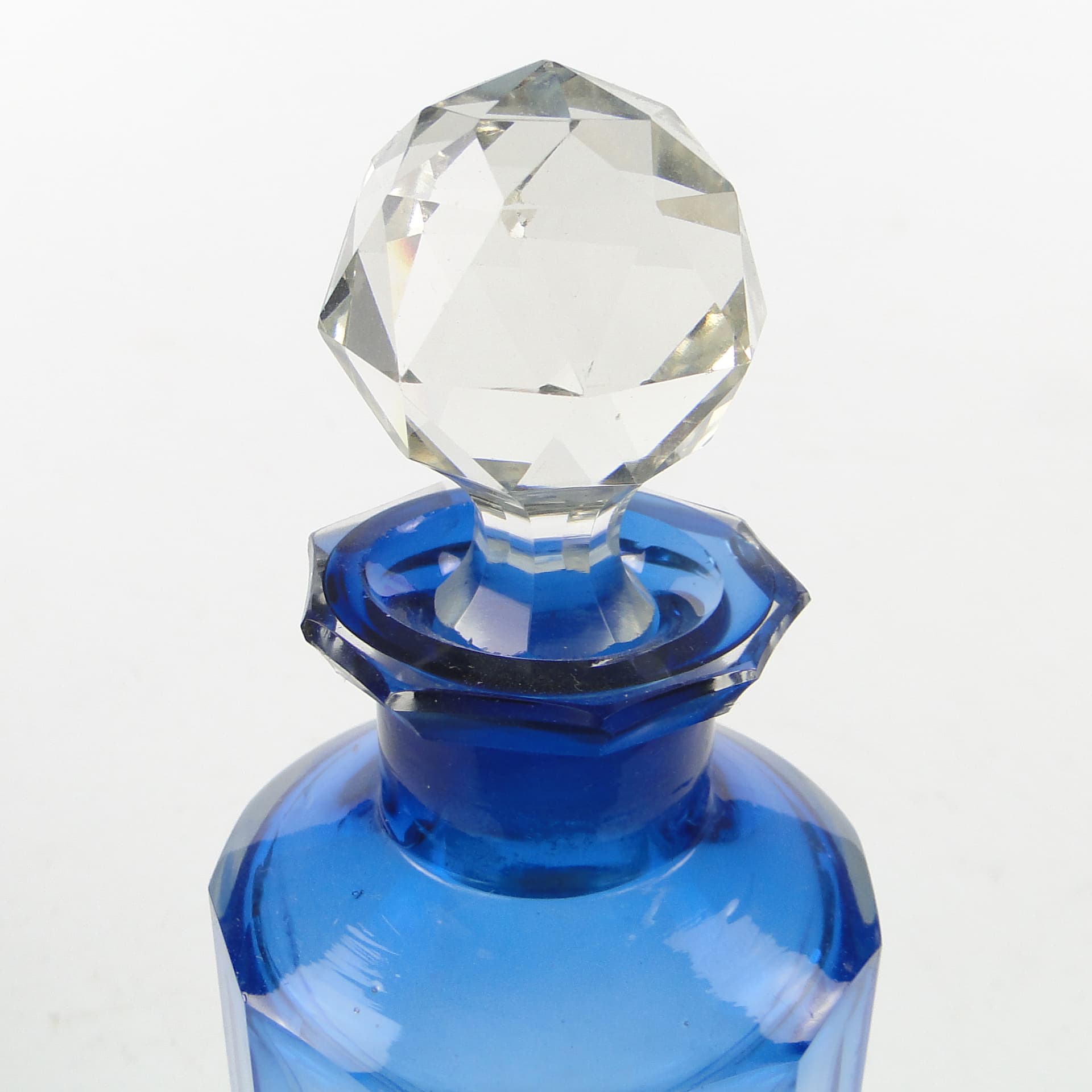 Karafka, Art Nouveau, szkło, Francja, początek XX w. - 111293