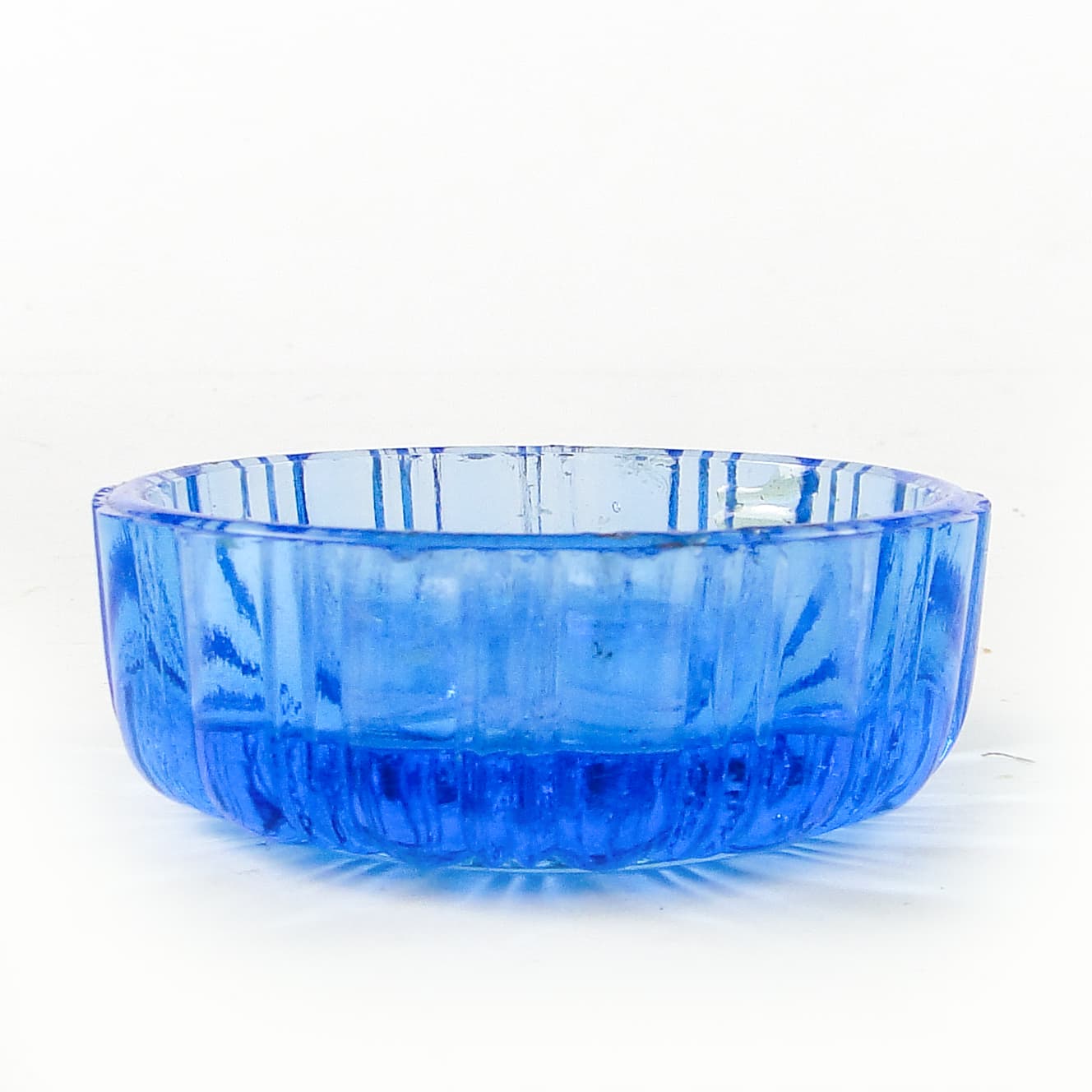 Solniczka Art Deco, szkło pomarańczowe, Ząbkowice, Polska, lata 30. - 111413