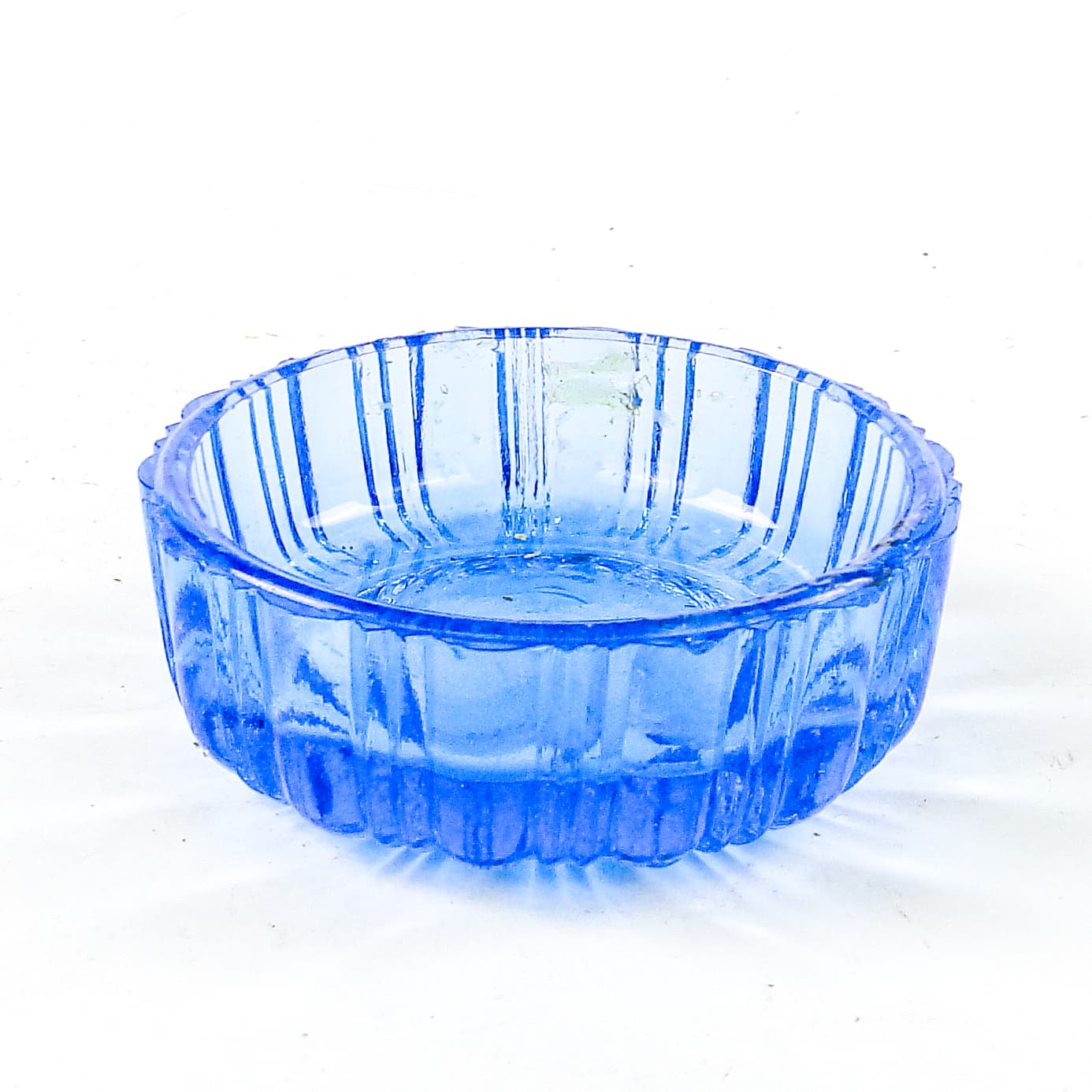 Solniczka Art Deco, szkło pomarańczowe, Ząbkowice, Polska, lata 30. - 111408