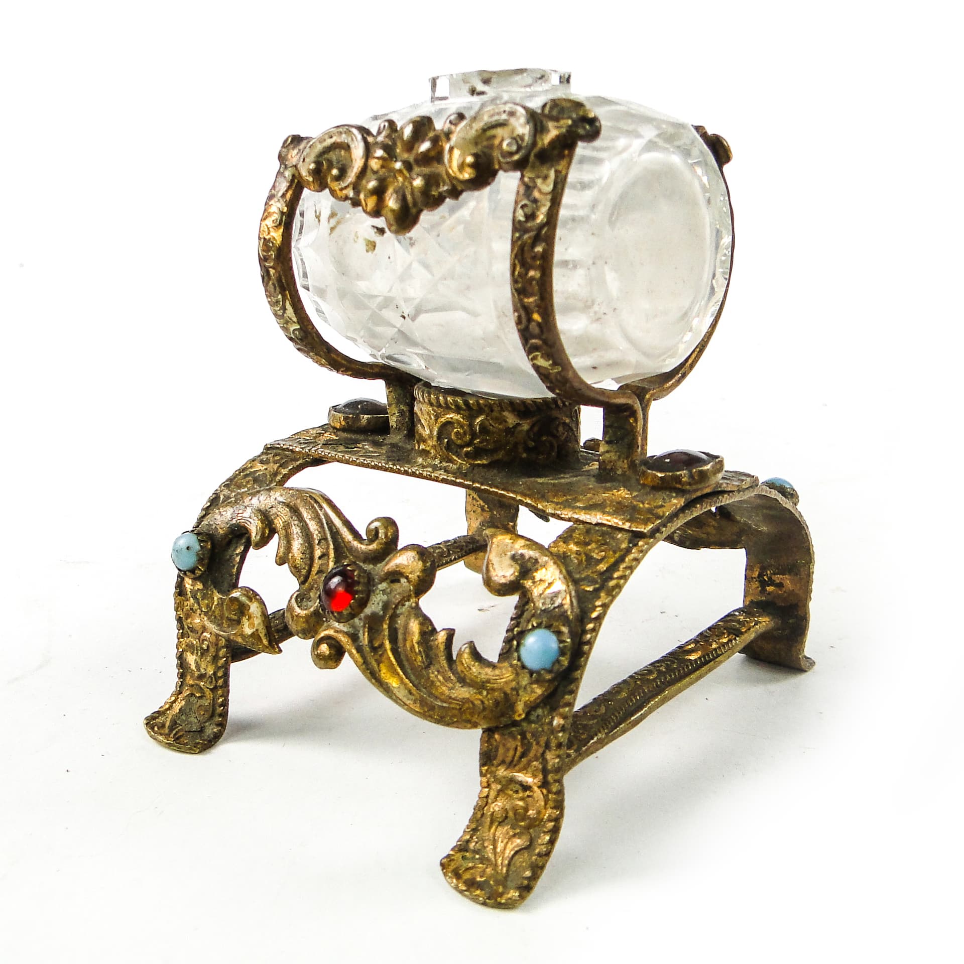 Biedermeier Perfume Bottle, Bohemia, Czech Republic, 19th c. - 111458