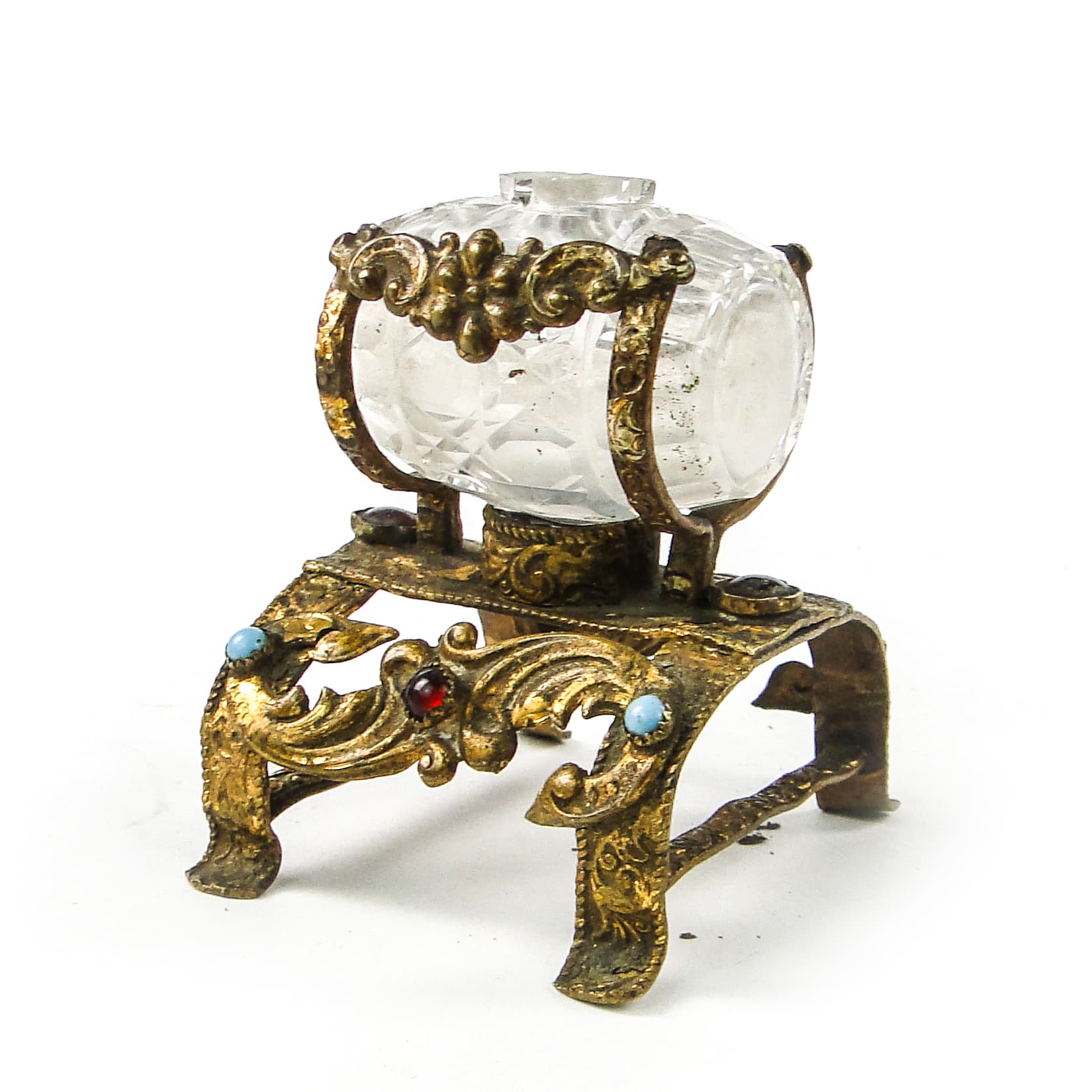 Biedermeier Perfume Bottle, Bohemia, Czech Republic, 19th c. - 111456