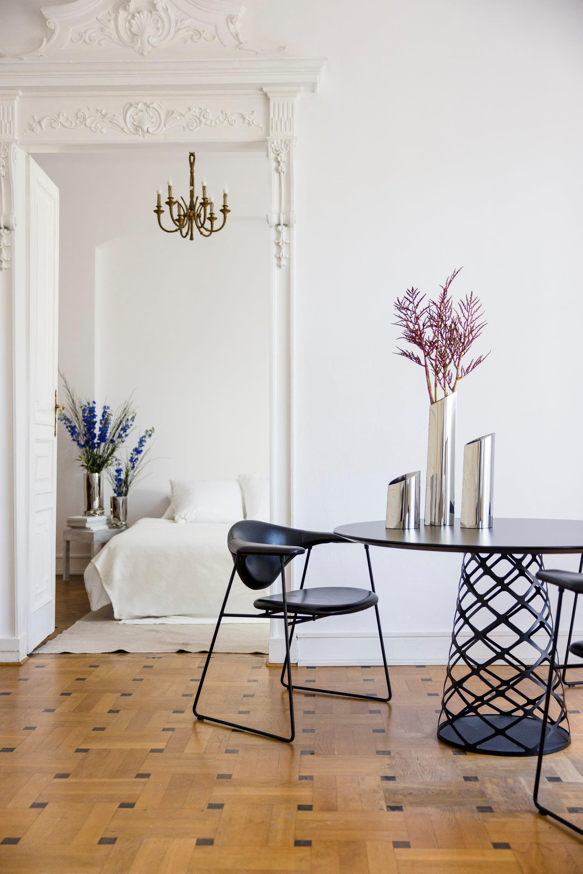 Wazon PAROVA srebrny M21, Zieta Studio - 117834