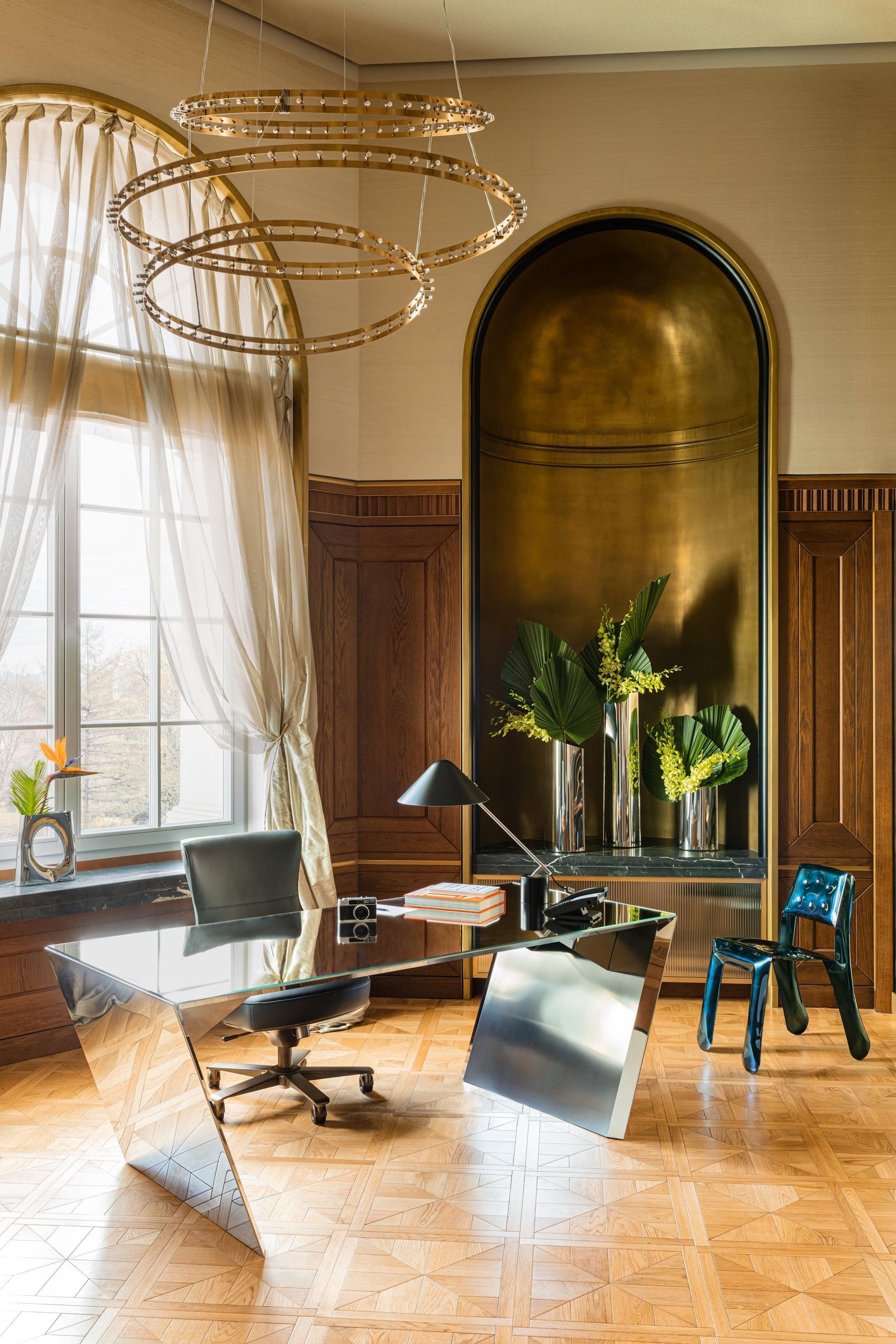 Wazon PAROVA srebrny M21, Zieta Studio - 117845