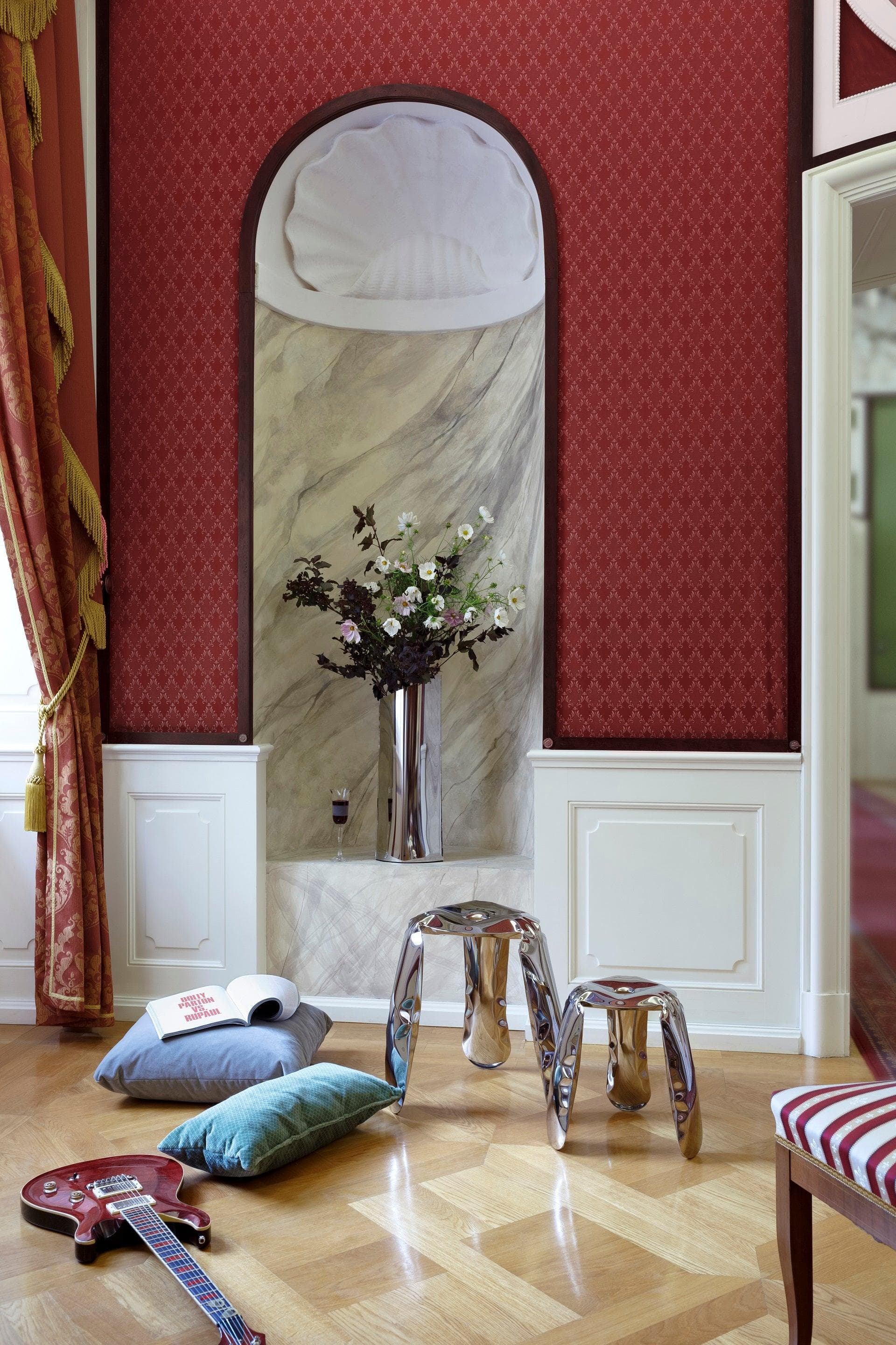 Wazon PAROVA srebrny M36, Zieta Studio - 117863