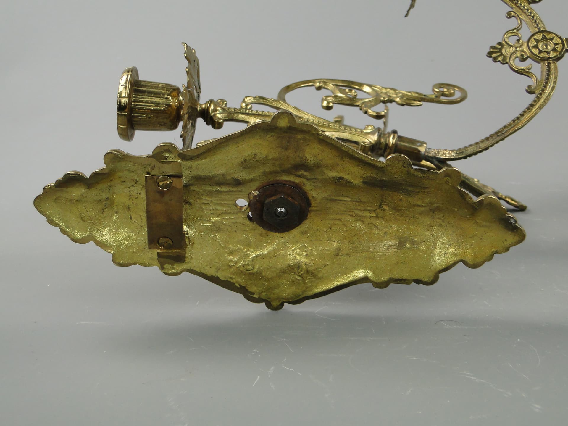 Para kinkietów, złoty, mosiądz, Francja, początek XX w. - 8076