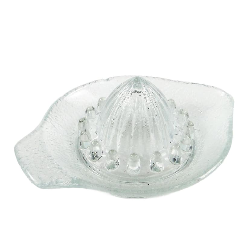 Wyciskacz do cytryn Modernizm, szkło przezroczyste, Ząbkowice, Polska, lata 70.