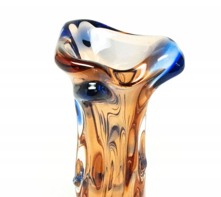 Wazon mid-century modern, szkło, proj. J. Hospodka, Czechosłowacja, lata 60. - 111962