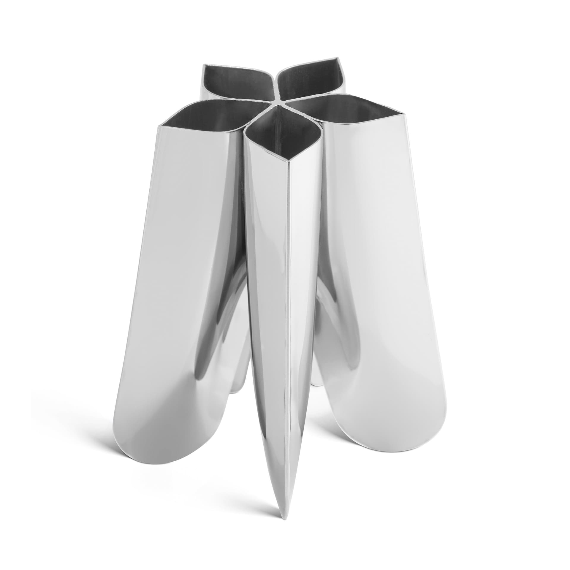 Wazon ROTATION srebrny 20 cm, Zieta Studio - 114288