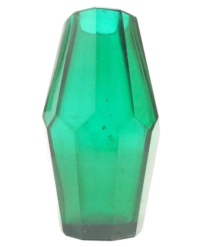 Wazon Art Deco, kryształ, Moser, Czechosłowacja, lata 30. - WYMIARY