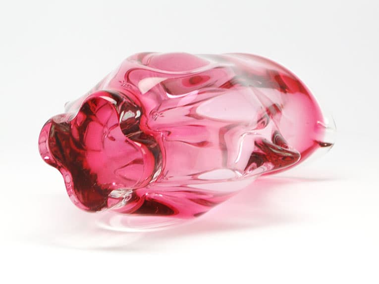 Wazon mid-century modern, szkło, proj. J. Hospodka, Czechosłowacja, lata 60. - 112082