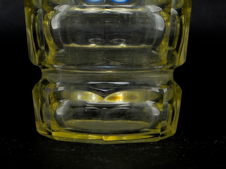 Wazon Art Deco, kryształ, proj. J. Hoffmann, Czechosłowacja, lata 30. - 112132