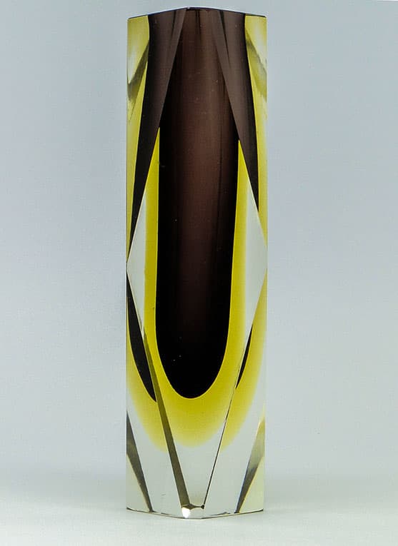 Wazon Sommerso, mid-century modern, szkło, Włochy, lata 50. - 112187