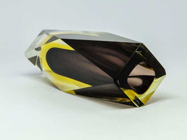 Wazon Sommerso, mid-century modern, szkło, Włochy, lata 50. - 112189