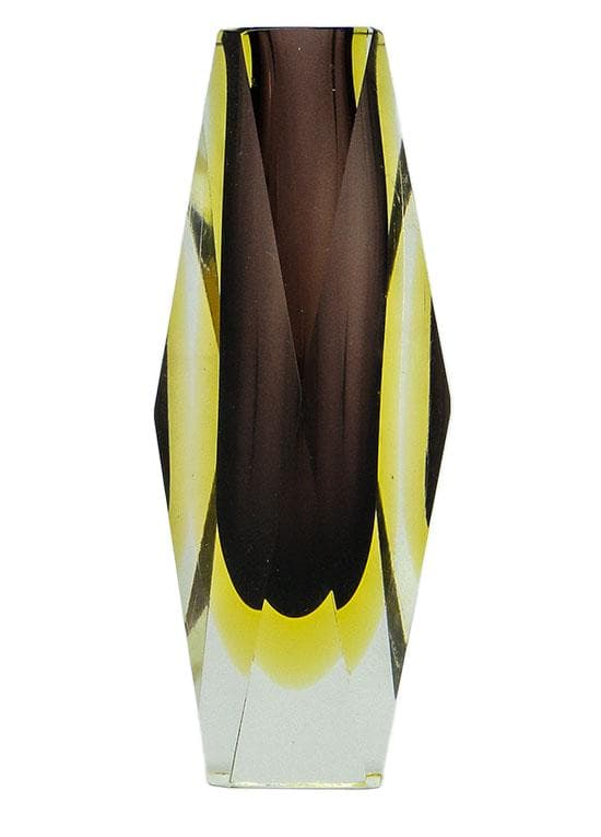 Wazon Sommerso, mid-century modern, szkło, Włochy, lata 50.