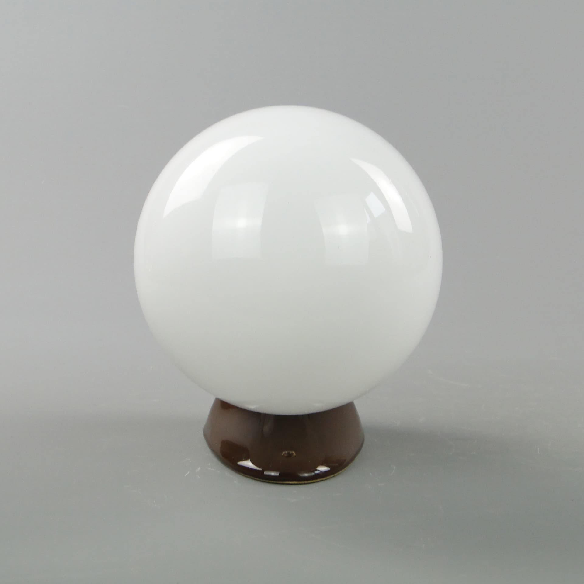 Wall sconce, brown dark, ceramics, Poland, 1970s. - 8111