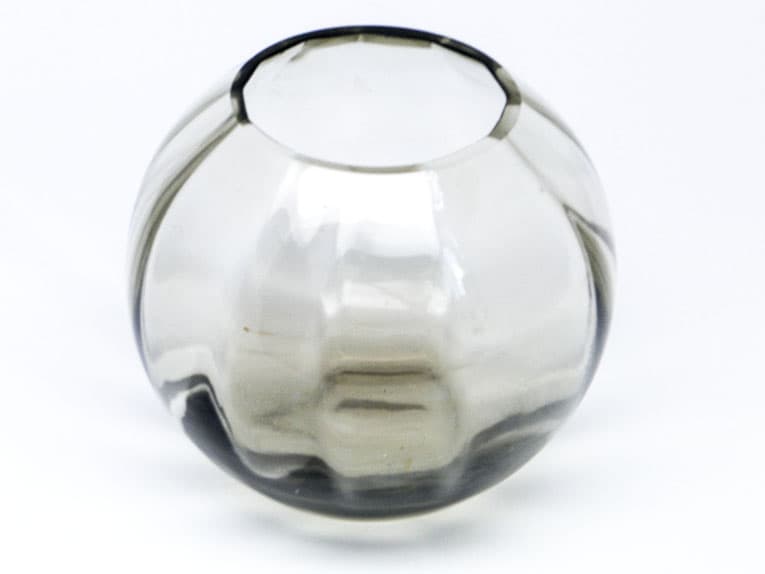 Wazon kula Art Deco, szkło, Huta Niemen, Polska, lata 30. - 112254