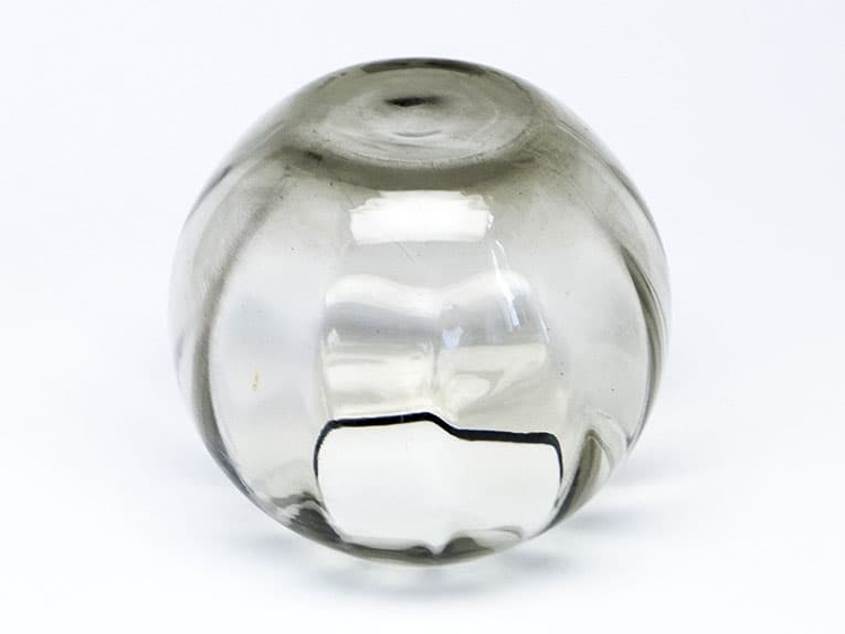 Wazon kula Art Deco, szkło, Huta Niemen, Polska, lata 30. - 112258