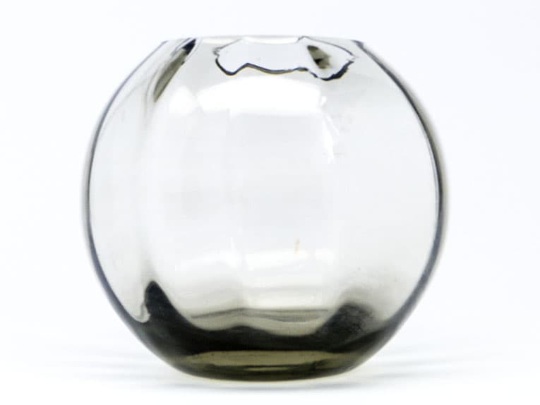 Wazon kula Art Deco, szkło, Huta Niemen, Polska, lata 30. - 112253