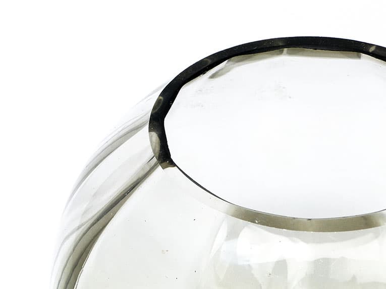 Wazon kula Art Deco, szkło, Huta Niemen, Polska, lata 30. - 112256