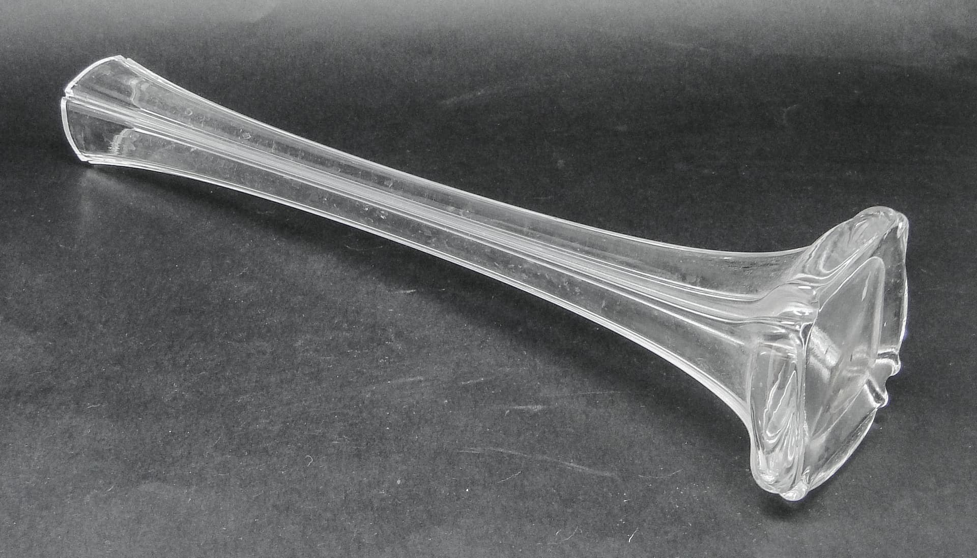 Art Nouveau vase, pressed glass, Huta Hortensja, Poland, 1930s. - 112266